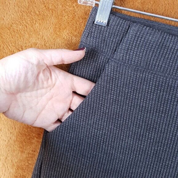 LUNYA Womens Pants Small Gray Pull On RESTORE Thermal High Rise Leggings Lounge - Picture 5 of 10